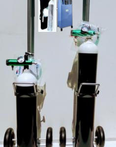 Medical oxygen Cylinder 3L complete with Trolley