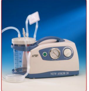 Suction unit  Askir 20 –16L/mn Electric (Tracheotomized patients)