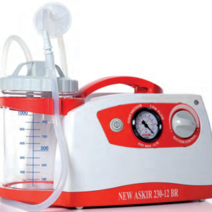 Suction Unit Askir230 Electric, Battery back-up plus 12V car adaptor,36L/mn