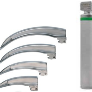 Laryngoscope Integrated Optic fibre 4-Set Mcintosh Blades