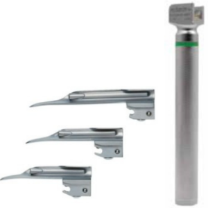 Laryngoscope Paediatric Integrated Optic Fibre with 3 miller blades
