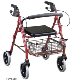 Shopper Quad Aluminum with front basket