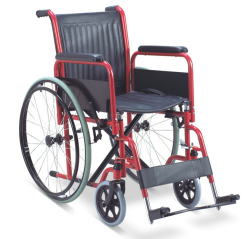 Wheelchair Manual detachable Armr/Foot rest (Steel-PVC)