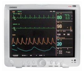 Patient Monitor 12.1” inch NiBp/SpO2/Temp/ECG ( optional: Printer, Invasive Bp)